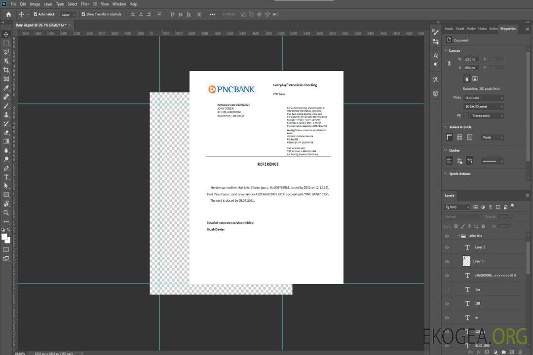 Référence USA , PNC , closure template